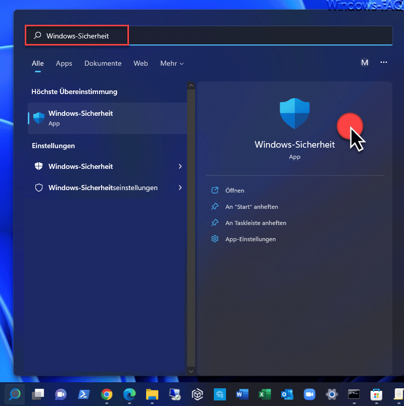Windows Sicherheit