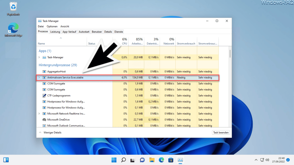 Antimalware Service Executable