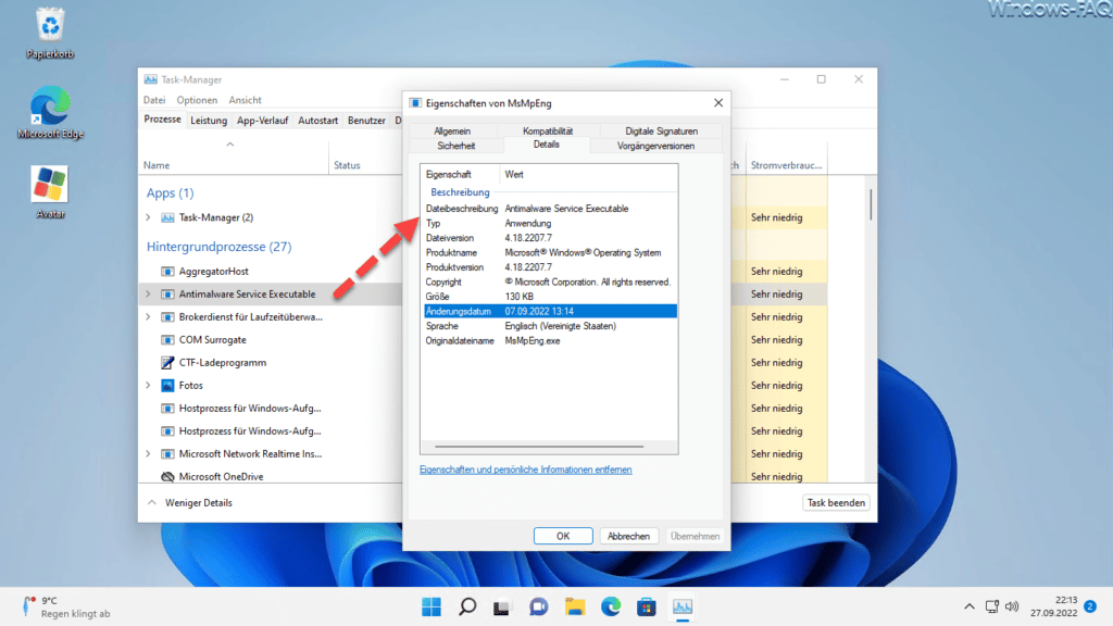 MsMpEng.exe - Antimalware Service Executable