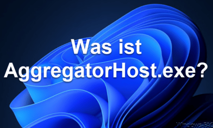 Was ist AggregatorHost.exe