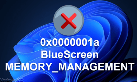 0x0000001a BlueScreen Error MEMORY_MANAGEMENT