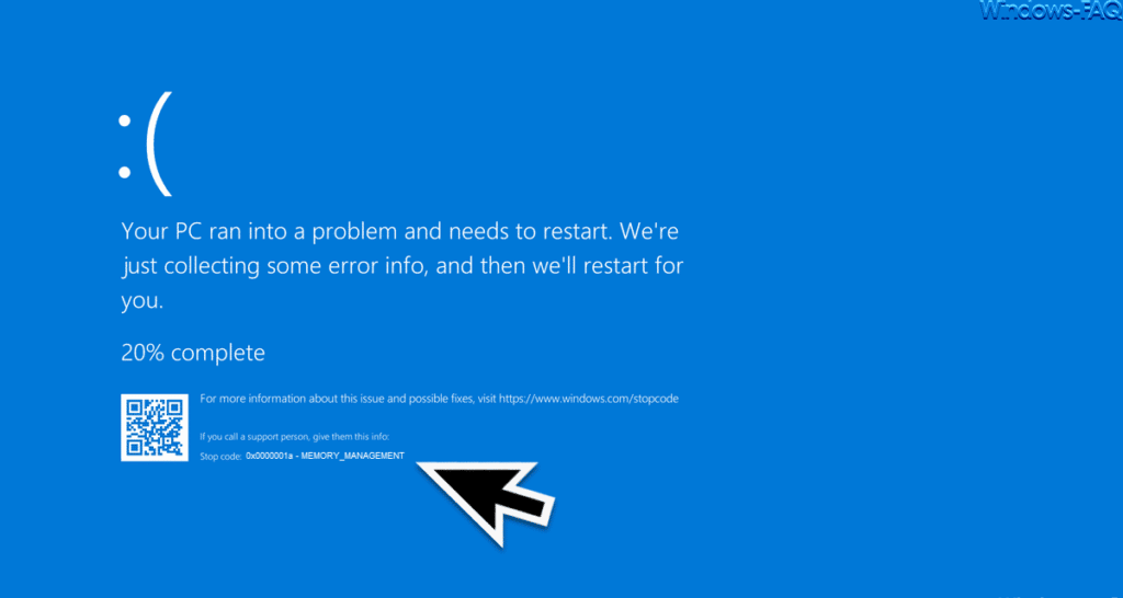 BlueScreen 0x0000001a - MEMORY_MANAGEMENT