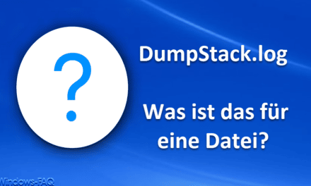 DumpStack.log – Was ist das für eine Datei?