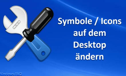 Programm Symbole auf dem Desktop ändern
