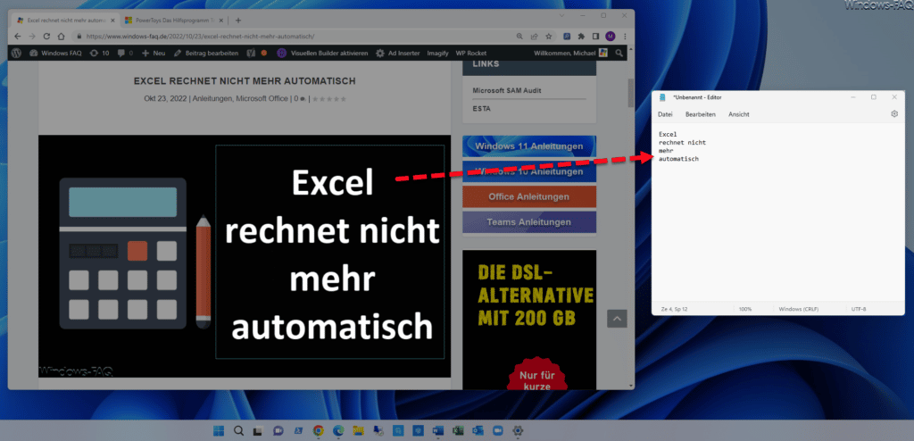 Text aus Grafiken per OCR in Text umwandeln