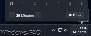 Windows 11 Fokus starten
