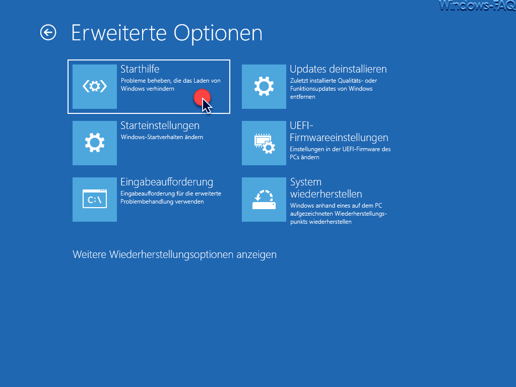 Windows Starthilfe