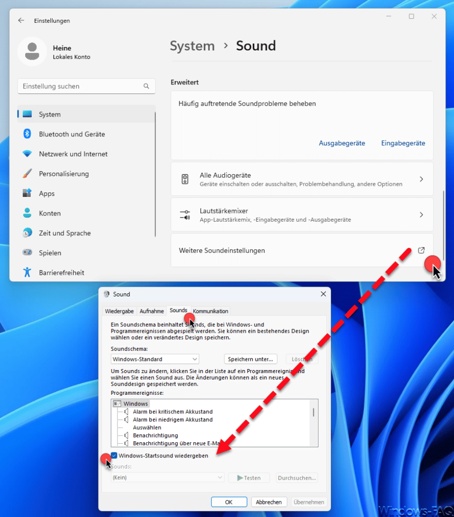 Windows Startsound wiedergeben