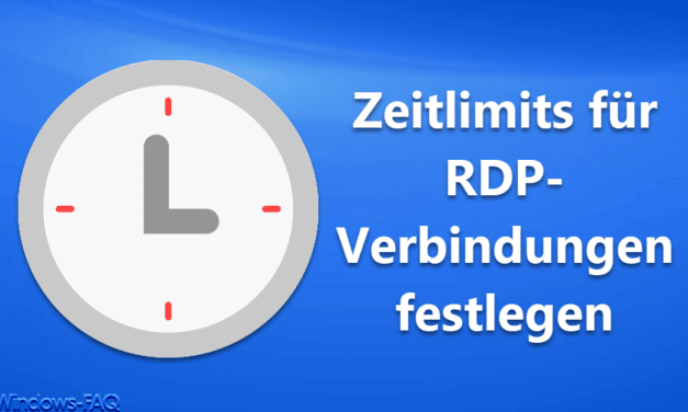 Zeitlimits für RDP-Verbindungen festlegen