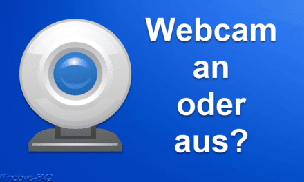 Ist meine Kamera am PC an oder aus? Webcam Statusanzeige