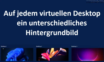Auf jedem virtuellen Desktop ein unterschiedliches Hintergrundbild