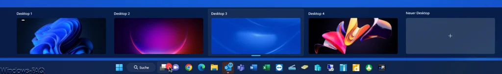 Je virtuellem Desktop ein eigenes Hintergrundbild