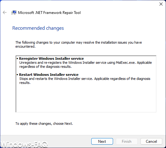 .NET Framework Repair Tool