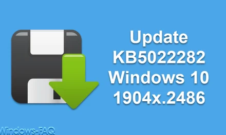 Update KB5022282 Windows 10 1904x.2486
