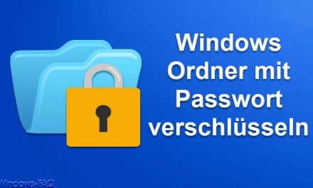 Windows Ordner mit Passwort verschlüsseln