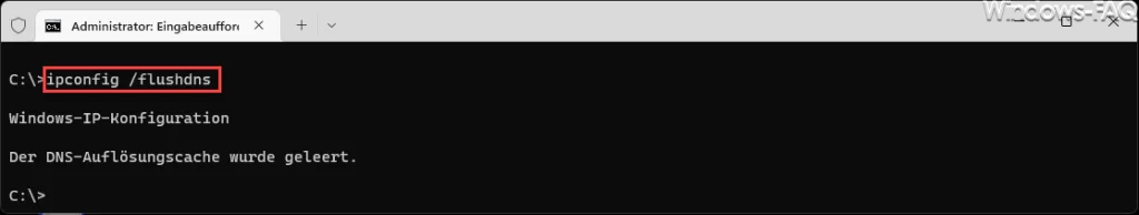 ipconfig flushdns