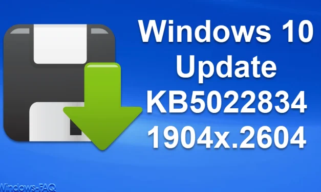 Windows 10 Update KB5022834 – 1904x.2604