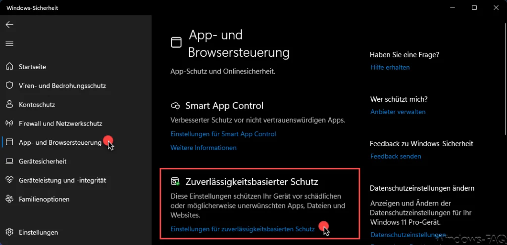 Zuverlässigkeitsbasierter Schutz