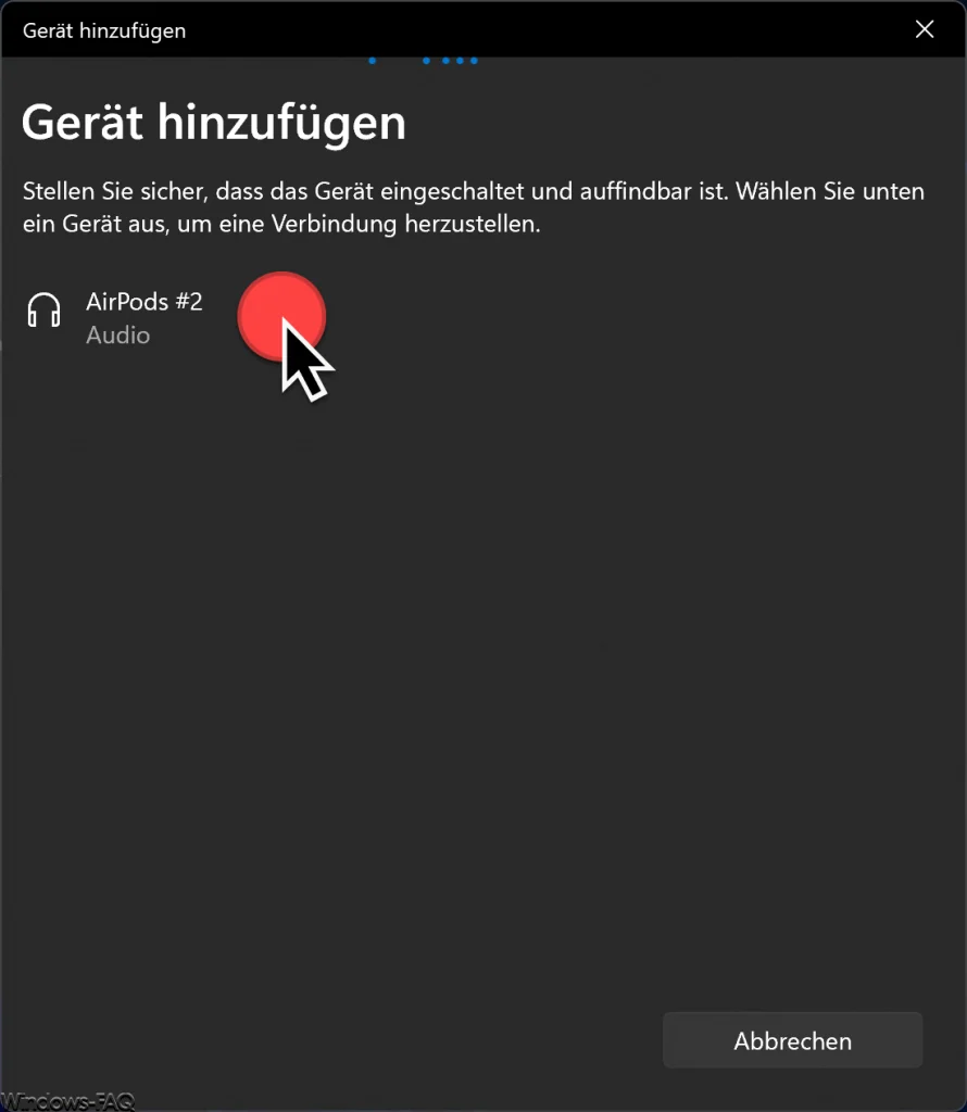 AirPods hinzufügen
