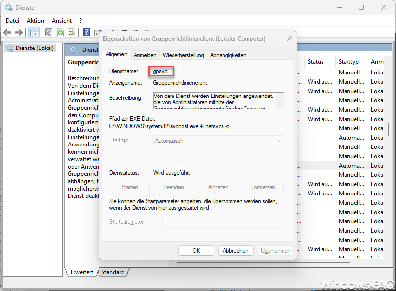 Gruppenrichtlinienclient