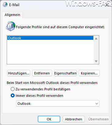 Outlook Profile