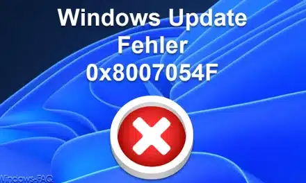 Windows Update Fehler 0x8007054F