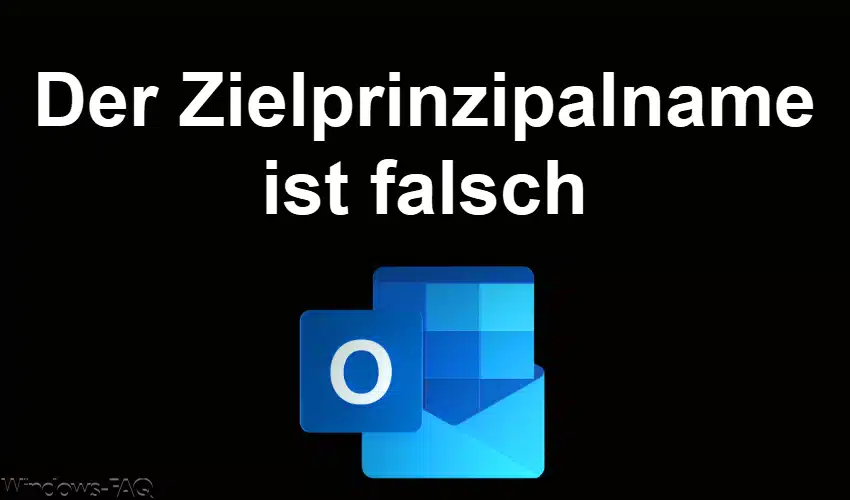 Der Zielprinzipalname ist falsch