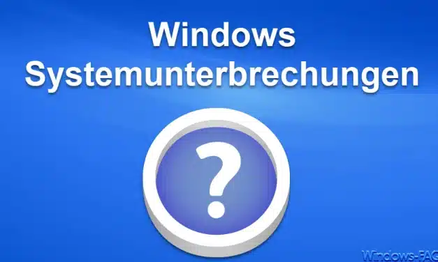 Systemunterbrechungen in Windows: Eine technische Analyse