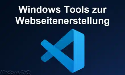 Windows Tools zur Webseitenerstellung