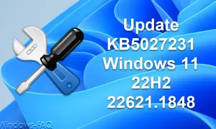 Update KB5027231 Download für Windows 11 22H2 22621.1848