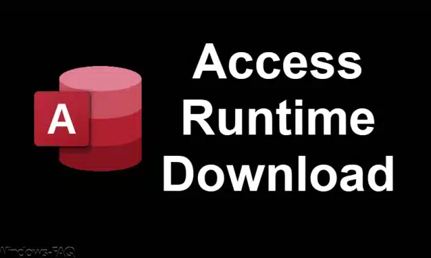 Access Runtime herunterladen und installieren