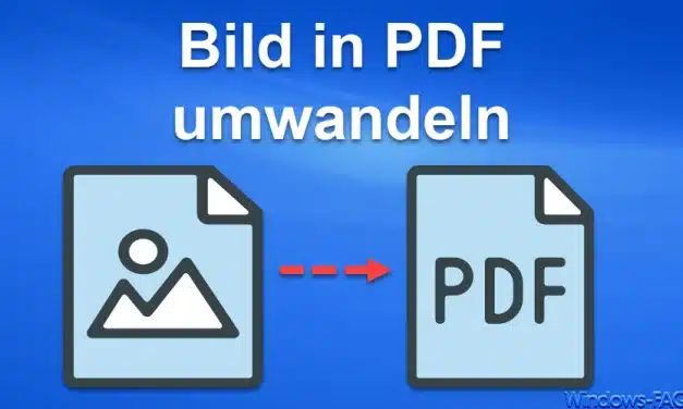 Bild in PDF umwandeln