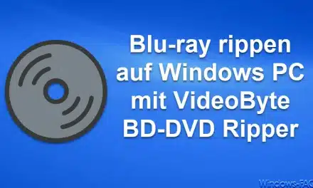 Blu-ray rippen auf Windows PC mit VideoByte BD-DVD Ripper