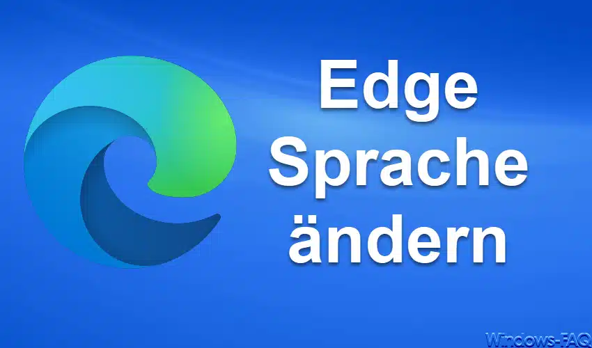 Edge Sprache ändern
