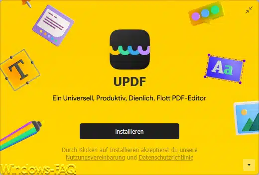 UPDF installieren