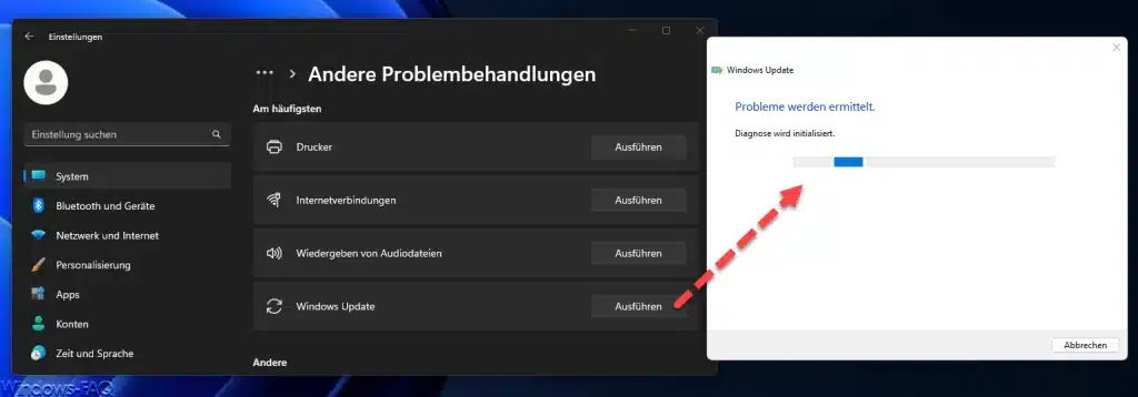 Windows Update Problembehandlung Windows 11