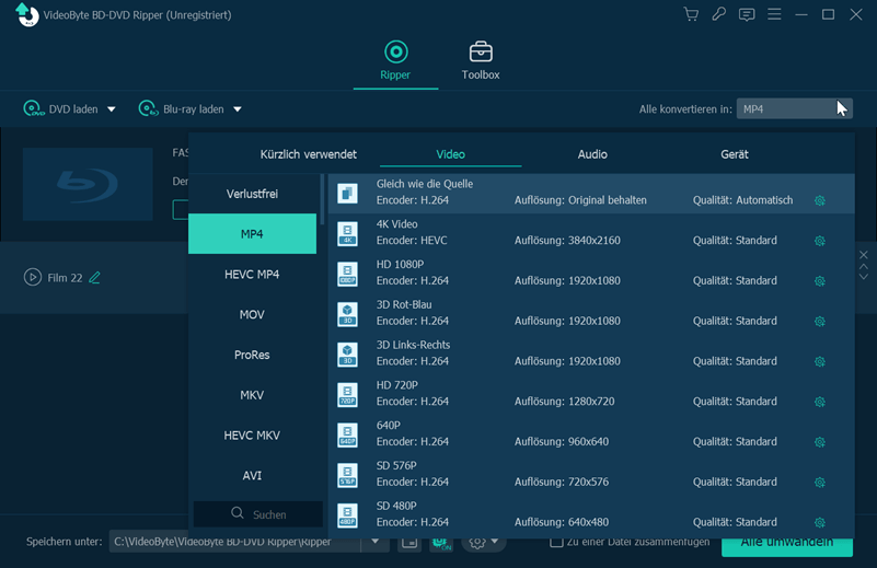 VideoByte BD-DVD Ripper 3
