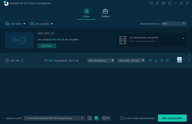 VideoByte BD-DVD Ripper 4