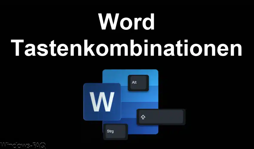 Word Tastenkombinationen