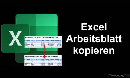 Excel Arbeitsblatt kopieren