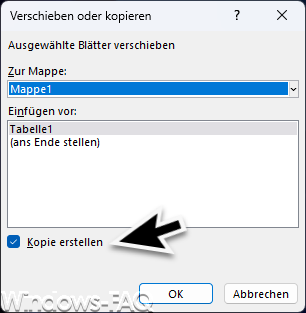 Excel Kopie erstellen