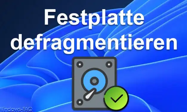 Festplatte defragmentieren: Sinn, Nachteile und Anwendung unter Windows