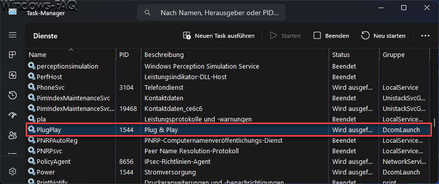 Taskmanager PlugPlay