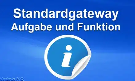 Standardgateway – Aufgabe und Funktion