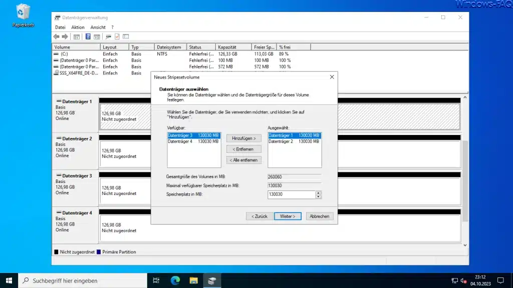 Windows Raid 10