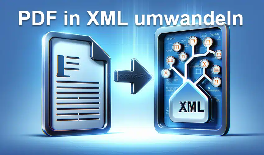 PDF in XML umwandeln