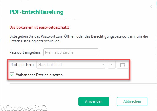 SwifDoo PDF Entschlüsselung