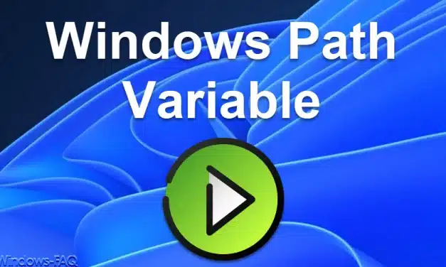 Windows Path Variable
