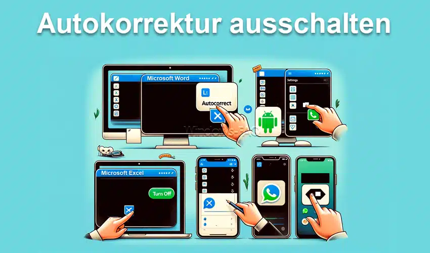 Autokorrektur ausschalten – Word, Excel, iPhone, Android