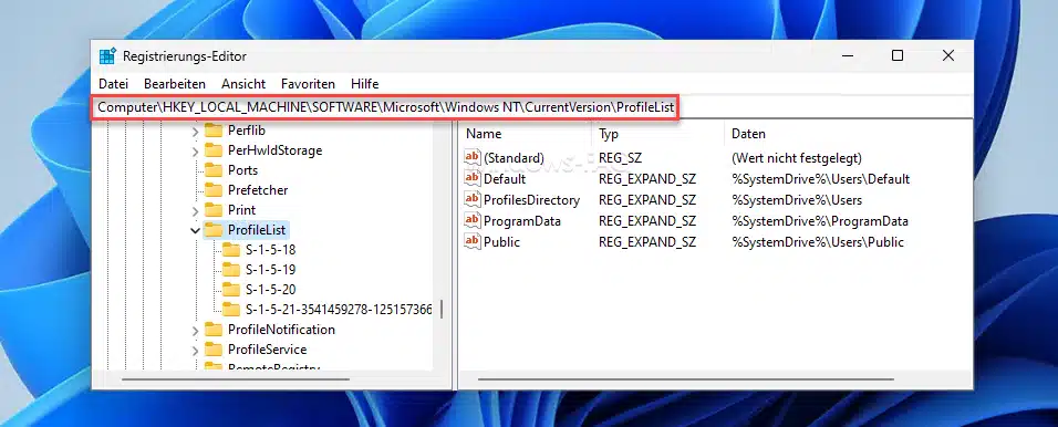 ProfileList